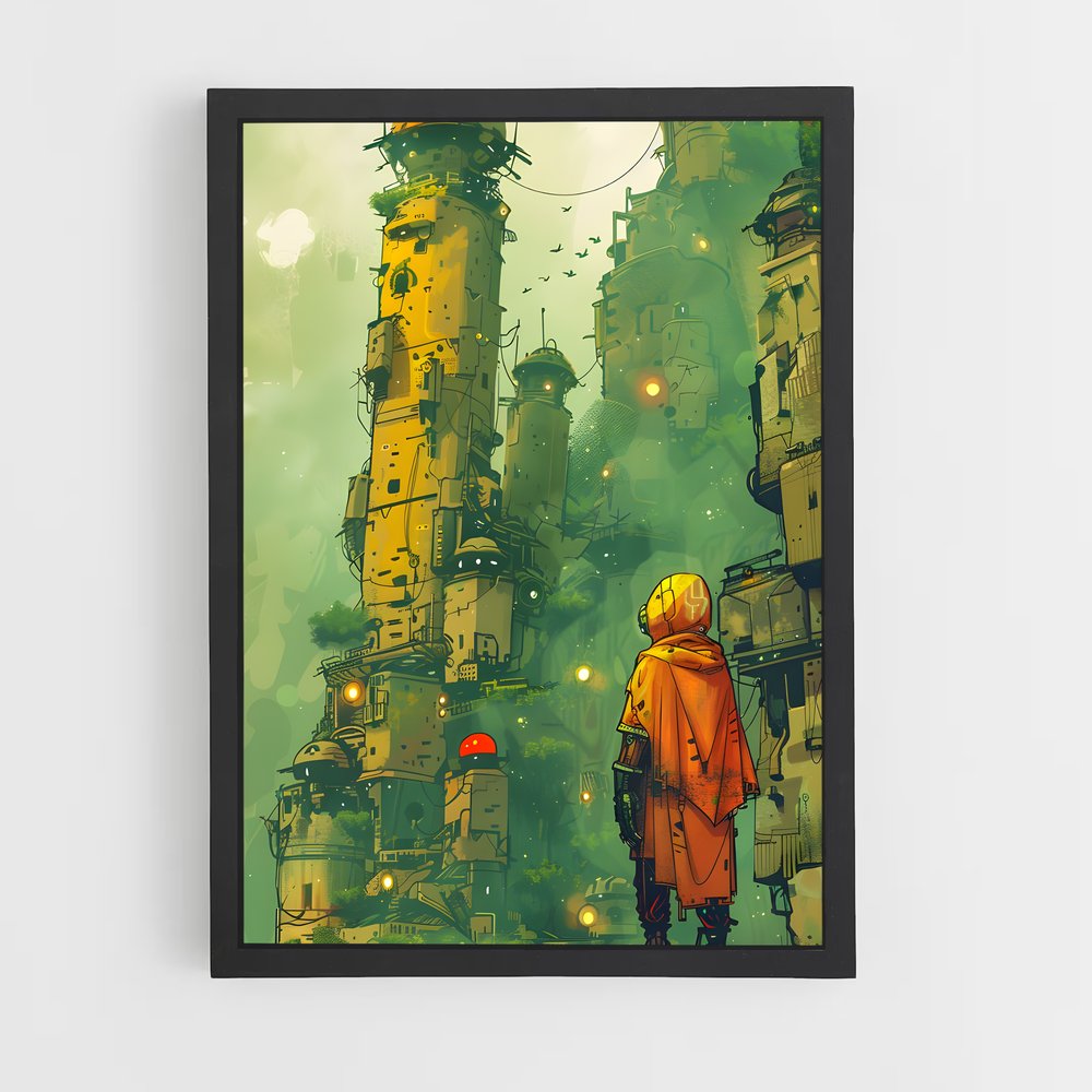Poster L'Horizon Étoilé – affiche Art spatial (vue 2)